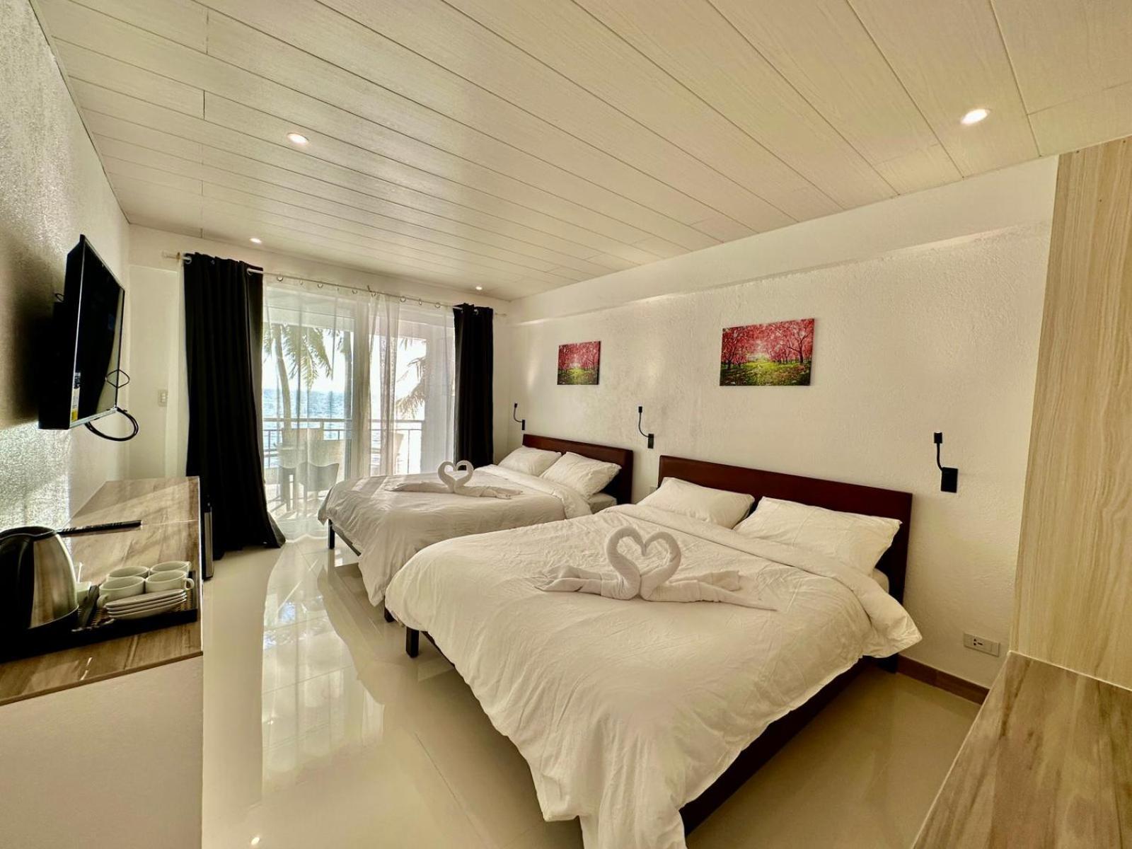Calypso Beach And Dive Resort Manoc-Manoc Ngoại thất bức ảnh