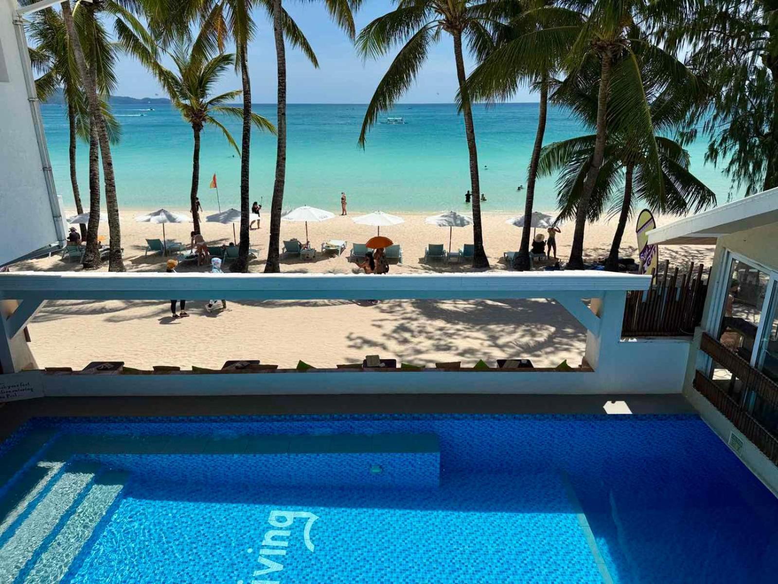 Calypso Beach And Dive Resort Manoc-Manoc Ngoại thất bức ảnh